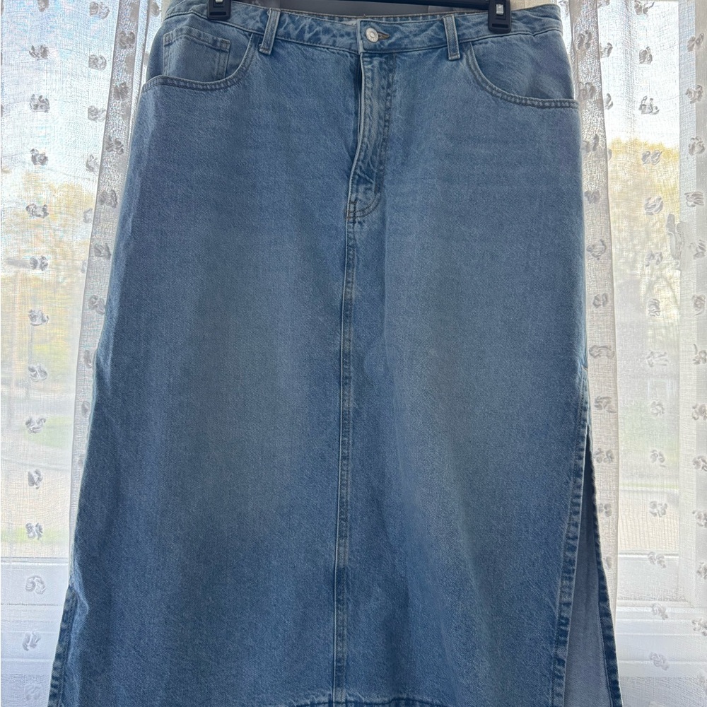Primark A-Line Skirt in Classic Blue